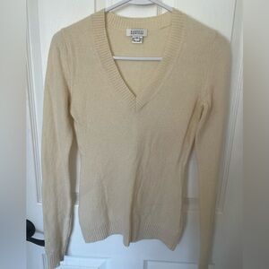 VINTAGE Barney's New York 100% Cashmere Sweater (Cream)